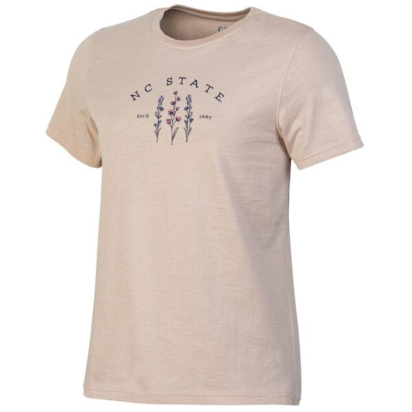 Beige Ladies Short Sleeve Ayla Tee